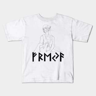 Freyja (Line art Version) Kids T-Shirt